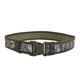 1pc Men's Outdoor Canvas Belt 2 Inch Wide Plastic Buckle Military Tactical Waist Belt Work Belt (Color: Color No.9, size: 5x130cm)